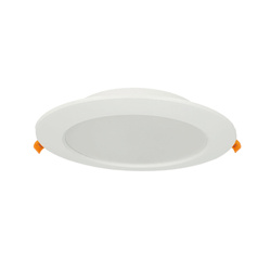 Süllyesztett LED lámpatest ALEXIS 18W 1660lm IP20 CCT, kerek, fehér | HOROZ