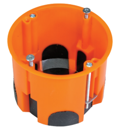 Süllyesztett szerelődoboz fi60 szélálló, mély, csavarokkal A.0081K Pawbol