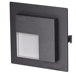 LED Timo süllyesztett keretes lámpatest 14V DC, grafit szín, meleg fehér 07-211-32 Ledix Zamel