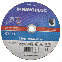 Alumínium-oxid csiszolókorongok acél vágásához 230x1,9x22,23mm