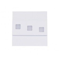 LED VIKA 1,2W 3000K 100lm lépcsőházi lámpatest fehér 12V LS-VWW F&F