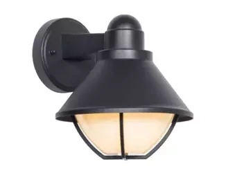 Edina homlokzati lámpatest fekete E27
