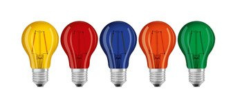 LED izzók 5xFILAMENT STAR dekorColor doboz E27 2W MIX COLOR 5db Osram
