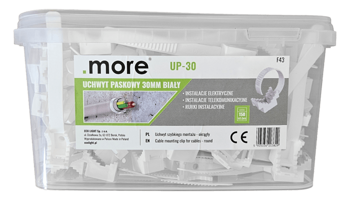 Vödör UP-30 szalagkábeltartók (150 db) M20382 Eco Light