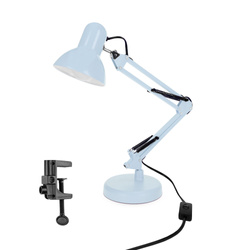 Kék PIXI Baby Blue E27 asztali lámpa készlet alappal és csipesszel EDO777723 EDO Solutions