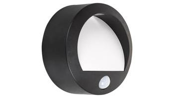 Kültéri fali lámpa mozgásérzékelővel AMARILLO LED 1.5W 3000K 50lm fekete IP44 Rabalux 7969