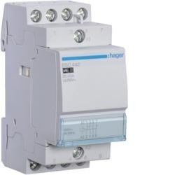 HAGER MODULÁRIS KONTAKTOR 40A, 2 ZÁRÓ + 2 NYITÓ ÉRINTKEZŐ, 230V AC 50 HZ (HAGER ESC442)