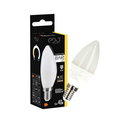 BARI LED 6,5W WW gyertyaizzó, E14, 3000K, 600lm, 220-240V EDO777662 EDO Solutions