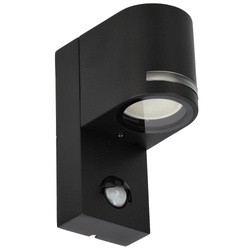 Kerti fali lámpa mozgásérzékelővel VIRA 1 SENSOR GU10 fekete IP54 EDO777376 Edo Solutions Garden Line