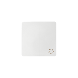 Dupla billentyű "csengő" fehér Simon 82 mechanizmushoz