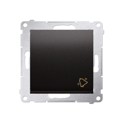 Simon 54 Premium Antracit nyomógomb „csengő” gyorscsatlakozó, DD1.01/48