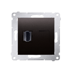 Simon 54 Premium Antracit HDMI aljzat (moduláris), DGHDMI.01/48