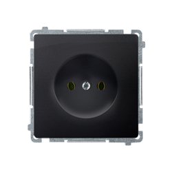 Földeletlen dugaszolóaljzat (modul), 16A, grafit matt Simon Basic BMG1.01/28