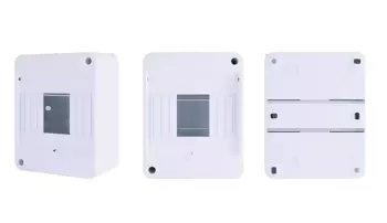 S5 (1x5) felszíni elosztó burkolat nélkül / N+PE csatlakozóblokkal IP30