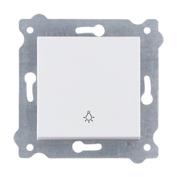 Fénykapcsoló nyomógomb / Egyszerű nyomógomb Fehér 205/01E EXEN