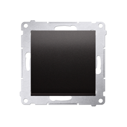 Lépcsőkapcsoló piktogram nélkül (moduláris) 10AX 250V gyorscsatlakozó, antracit Simon 54 DW6.01/X/48 Kontakt Simon