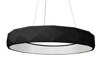 Reus LED 36W 4000K fekete kerek gyűrűs függesztéklámpa Light Prestige LP-8069/1P LED BK