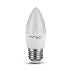 Izzó E27 4.5W gyertya meleg 3000K 470lm V-TAC