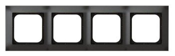 Ramka poczwórna antracyt Ospel Impresja R-4Y/50