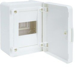 HAGER GOLF VS112PD MŰANYAG KISELOSZTÓ, 12 MODUL, 1 SOR, TELI AJTÓVAL, IP40, FALON KÍVÜLI, GOLF (HAGER VS112PD)