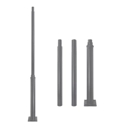 Világítóoszlop BASE SV 3 m Ø 60 mm szürke Kobi