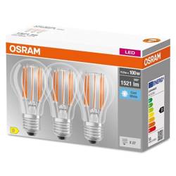 3x LED izzó E27 11W 4000K 1521lm Osram 11W 4000K 1521lm készlet