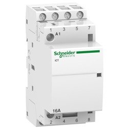 ACTI9 ICT16A KONTAKTOR, 50HZ, 4NO, 24VAC A9C22114 SCHNEIDER ELECTRIC