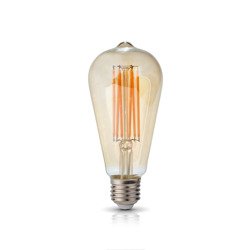 Dekoratív LED izzó ST64 E27 7W 2700K 7W 2700K retro izzószál Kobi