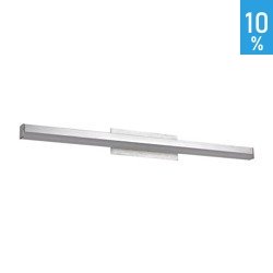 Fali lámpa fali lámpatest LED Daniel fém tükör fölött minimalista alumínium szerbrna Italux MB14404-01L BA