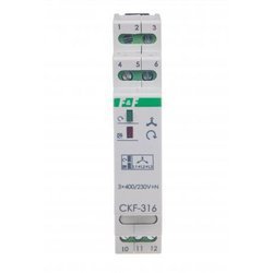 Fázissorrend és fázisveszteség érzékelő 1xNO/NC CKF-316 TRMS F&amp;F