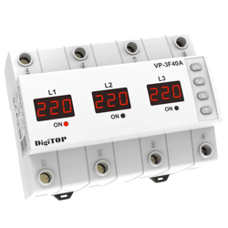 Háromfázisú feszültség relé VP-3F40A