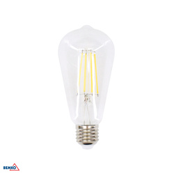 LED FILAMENT izzó 230V E27 ST64 7W 950LM 2700K 320ST Bemko