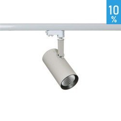 LED Russo középfehér szürke sínlámpa állítható szett Italux TL7556/28W 3000K WH+GR