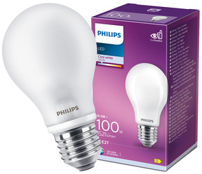 LED izzó A60 E27 10,5W 4000K 1521lm Philips