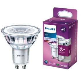 LED izzó GU10 3,5W =35W 4000K semleges NW 275lm 36st Philips