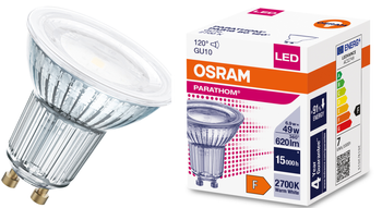 LED izzó Parathom PAR16 80 GU10 6,9W 2700K 620lm Osram 6,9W