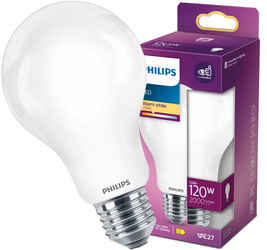 LED izzó klasszikus A67 E27 13W =120W 2700K WW meleg 2000lm Philips