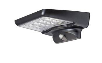 Moselle 4W IP44 300lm 4000K LED-es napelemes lámpa fekete Rabalux 77014