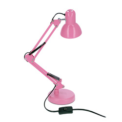 PIXI Rózsaszín E27 asztali lámpa talp és klipsz készlet EDO777366 EDO Solutions
