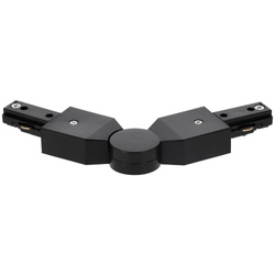 Pivot csatlakozó a sínhez, MEVA PRO Flex Connector-B Black, fekete EDO777530 Edo Solutions