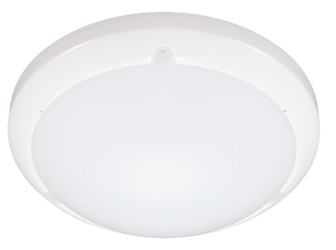 Plafond kültéri mennyezeti lámpa E27 fehér 29cm IP44 mikrohullámú mozgásérzékelő Dome Sesnor-sorozat VT-8002C 4966 V-TAC