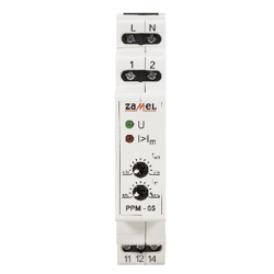 Relé: hálózati; terhelésleválsztó; SPDT; 90x17,5x66mm; -20÷60°C; PPM-05/8 ZAMEL