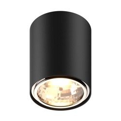 Spot cső mennyezeti lámpa fekete kerek 12cm 1xG9 Zuma Line Box Spot 50630 (Fekete)