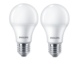 Szett 2x CorePro LED izzó A60 E27 10W =75W 2700K meleg 1055lm Philips